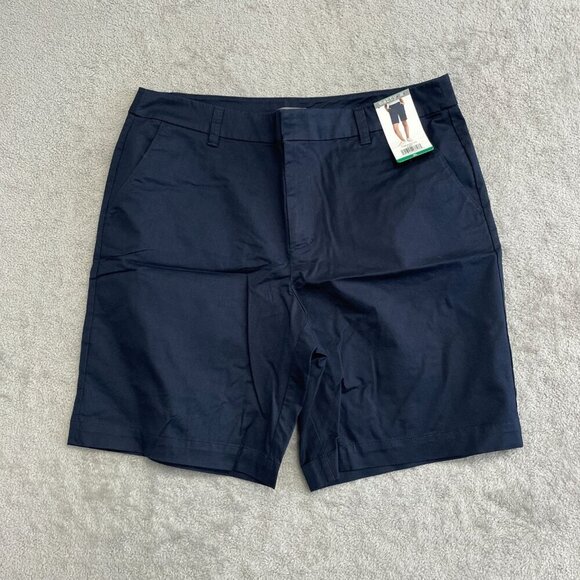 Matty M Pants - NEW Matty M Women's XL Navy Bermuda Chino Shorts Cotton/Spandex